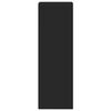 vidaXL Kaappi musta 40x41x124 cm tekninen puu