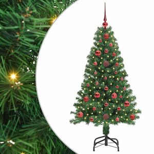 vidaXL Tekojoulukuusi Vihre&auml; 120 cm PVC:t&auml; ja Ter&auml;st&auml; ja Muovia