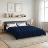 vidaXL Koko Vuoden Peitto Tumma Sininen 220 x 240 cm Mikrokuitu