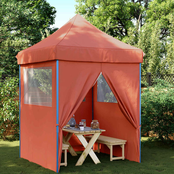 vidaXL Juhlateltta Terrakotta 200 x 200 x 306 cm Oxford-kangas
