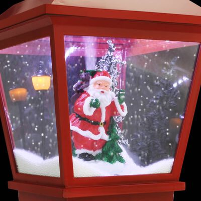 vidaXL Jouluinen jalustavalaisin joulupukilla 64 cm LED