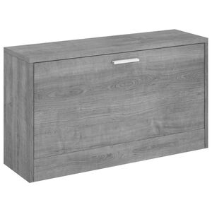 vidaXL Kenk&auml;penkki harmaa Sonoma 80x24x45 cm tekninen puu