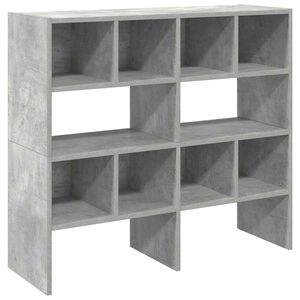 vidaXL kenk&auml;telineet 2 kpl Pinottava Betoni Harmaa 89,5x30x40 cm