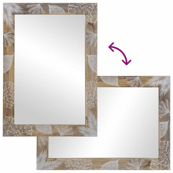 vidaXL Kylpyhuonepeili 50x3x70 cm Massiivipuu Mango