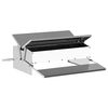 vidaXL Broilerin ponnisteluruokinta Hopea 75 x 53 x 20,5 cm 10 kg
