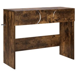 vidaXL Konsolip&ouml;yt&auml; Savutammi 96,5 x 38 x 75 cm Tekninen puu