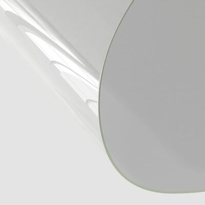 vidaXL Pöytäsuoja läpinäkyvä Ø 100 cm 2 mm PVC