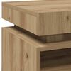 vidaXL Y&ouml;p&ouml;yt&auml;kaapit LED-valoilla 2 kpl Artisan Oak 40x39x48,5 cm