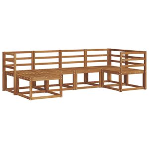 vidaXL Ulkosohvakokoelma 6 pcs Luonnollinen