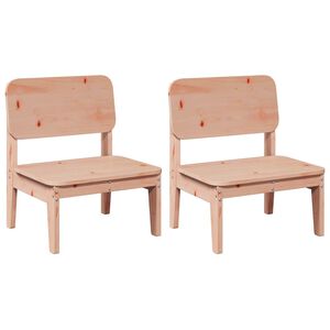 vidaXL Puutarhatuolit 2 kpl 60x52,5x72 cm t&auml;ysi douglaskuusi