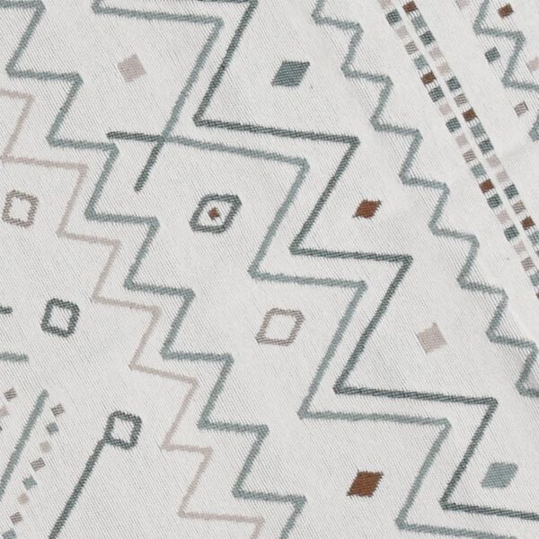 vidaXL Matto beige ja sininen 100x300 cm puuvilla