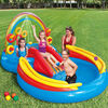 Intex Täytettävä uima-allas Rainbow Ring Play Center 297x193 x135 cm