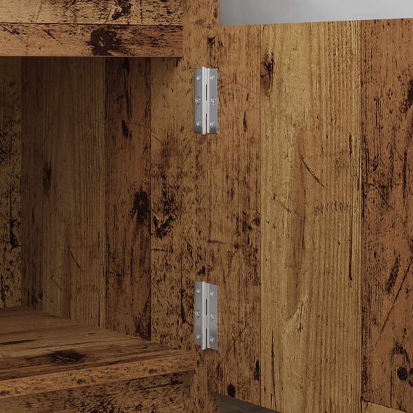 vidaXL Sarana Yksiv&auml;rinen 899 pcs Hopea 58 x 35 x 1 mm Ter&auml;s