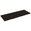 vidaXL Sein&auml;hylly tummanruskea 160x60x(2-4) cm k&auml;sitelty t&auml;ystammi