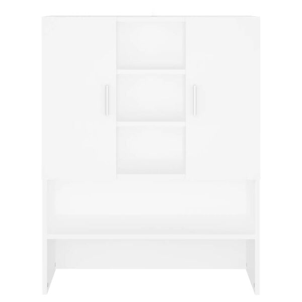 vidaXL Pesukonekaappi valkoinen 70,5x25,5x90 cm