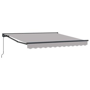vidaXL Aurinkovarjon runko Vaaleanharmaa 300 x 250 cm