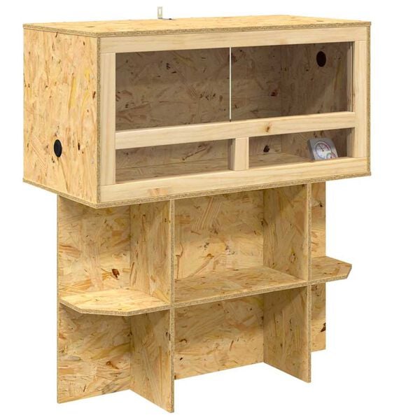 vidaXL Terrarium Ruskea 80 x 40 x 90 cm OSB