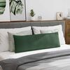 vidaXL Sohvatyynyt 2 pcs Tummanvihreä 120 x 40 cm Korduroikangas