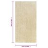 vidaXL Korkeanukkainen Shaggy matto beige 100x200 cm 50 mm