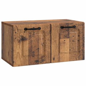 vidaXL Sein&auml;lle asennettava TV-kaappi Vanha puu 59,5 x 31 x 30 cm