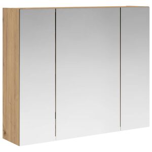 vidaXL Kylpyhuoneen Peilikaappi Artisaanitammi 60 x 14,5 x 50 cm