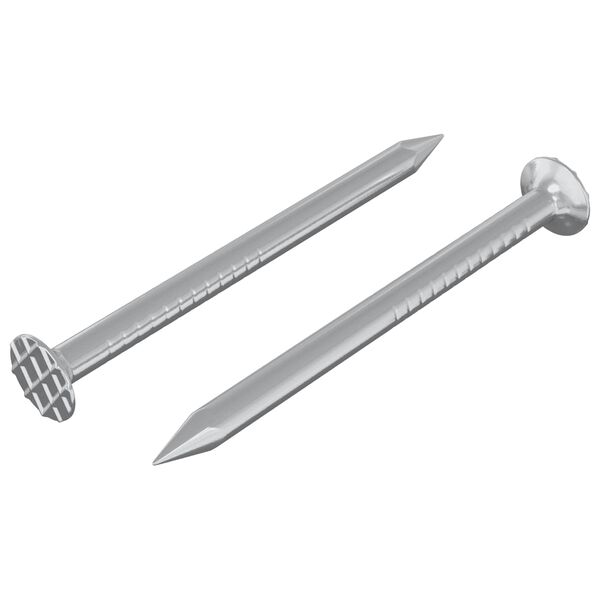 vidaXL Nauloja puulle 2 pcs Hopea &Oslash; 3 x 15 mm Metalli