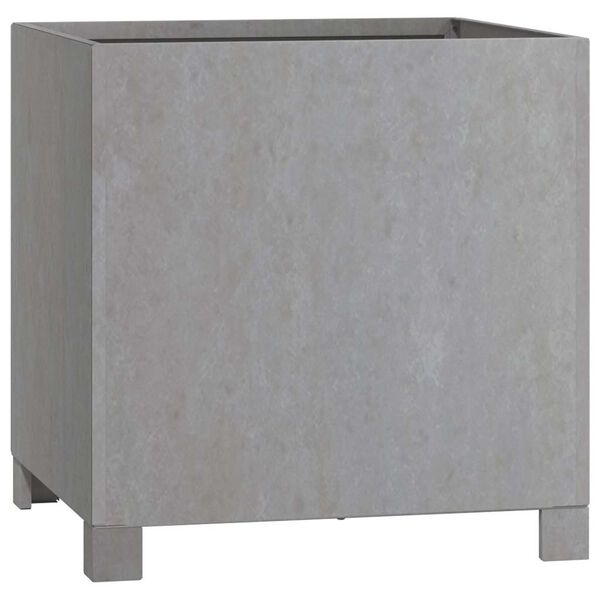 vidaXL Kukkalaatikot 2 kpl ruoste 40x40x40 cm s&auml;&auml;nkest&auml;v&auml; ter&auml;s