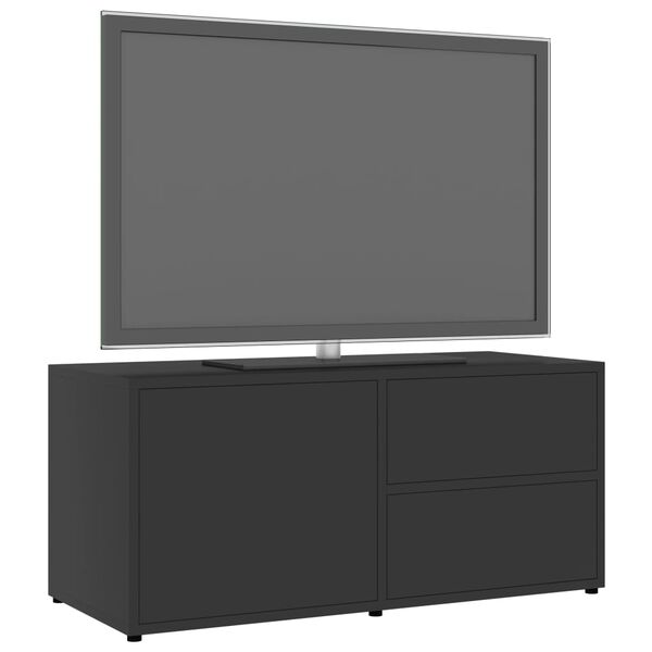 vidaXL TV-taso harmaa 80x34x36 cm tekninen puu