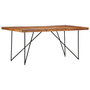 vidaXL Ruokap&ouml;yt&auml; 180x90x76 cm t&auml;ysi akaasiapuu