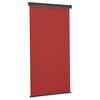 vidaXL Parvekkeen sivumarkiisi 125x250 cm punainen
