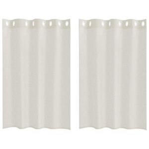 vidaXL Verhosatiini 2 kpl Kerma 140 x 140 cm Polyesteri