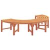 vidaXL Puun penkki 4 -Seater 210 x 80 x 45 cm Tihe&auml; Eukalyptuspuu