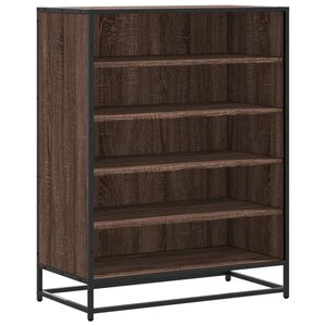 vidaXL Kenk&auml;kaappi ruskea tammi 75x38x97,5 cm tekninen puu