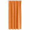 vidaXL Piment&auml;v&auml; verho renkailla 2 pcs Oranssi 175 x 140 cm Polyesteri