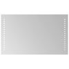 vidaXL Kylpyhuoneen LED-peili 50x30 cm