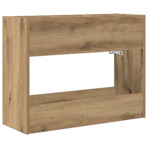 vidaXL Aurinkovarjojalusta Artisan tammi 65 x 24 x 50 cm Tekninen puu