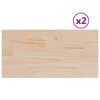 vidaXL P&ouml;yt&auml;levyt 2 kpl 90x45x1,7 cm suorakaide t&auml;ysi m&auml;nty