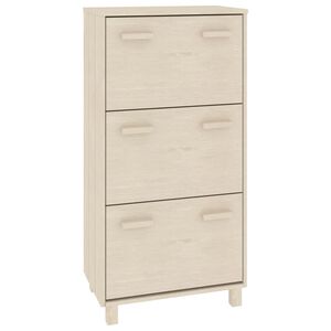 vidaXL Kenk&auml;kaappi HAMAR hunajanruskea 59,5x35x117 cm t&auml;ysi m&auml;nty
