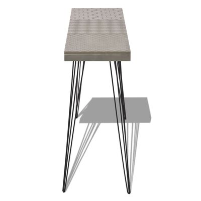 vidaXL Konsolipöytä 90x30x71,5 cm harmaa