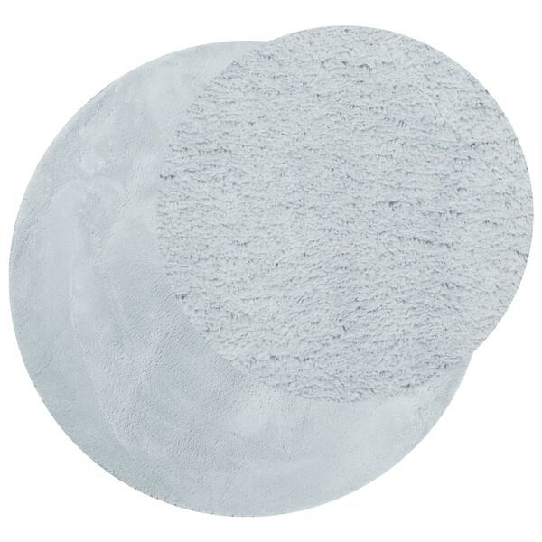 vidaXL Matto HUARTE lyhytnukkainen ja pest&auml;v&auml; sininen &Oslash; 160 cm