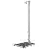 vidaXL Puutarhasuihku harmaalla alustalla 220 cm ruostumaton ter&auml;s