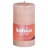 Bolsius Pilarikynttil&auml;t Shimmer 8 kpl rustiikkinen 100x50 mm pinkki