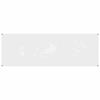 vidaXL kirkas suojapeite silmukoilla 1x3 m PVC