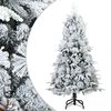 vidaXL Tekojoulupuu Saranallisilla Oksilla Lumen Pintamaalattu
