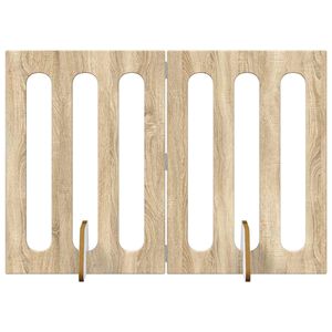 vidaXL Taitettava lemmikkitarha 2 kpl Sonoma-tammi 100,5 x 38 x 70 cm