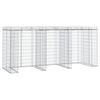 vidaXL Gabion kivikorisein&auml; j&auml;teastialle 270x91x120 cm sinkitty rauta