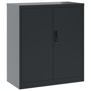 vidaXL Arkistokaappi antrasiitti 79x40x90 cm ter&auml;s