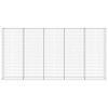 vidaXL Gabion-kivikori kansilla galvanoitu ter&auml;s 300x30x150 cm