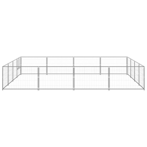 vidaXL Koiranh&auml;kki hopea 16 m&sup2; ter&auml;s