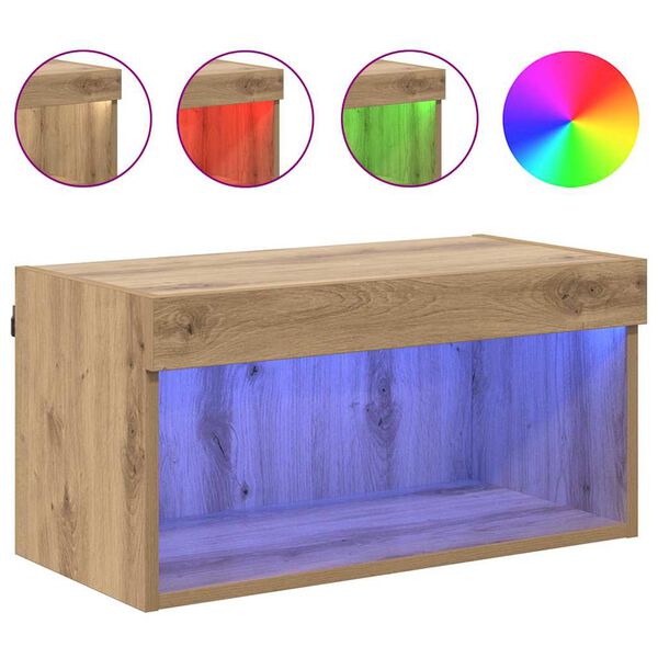 vidaXL TV-kaappi Artisan tammi 60 x 30 x 30 cm Tekninen puu